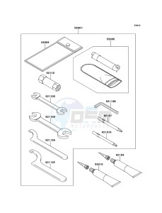 KFX700 KSV700A9F EU drawing Owner's Tools