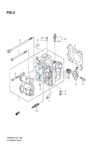 AN400 ABS BURGMAN EU-UK drawing CYLINDER HEAD