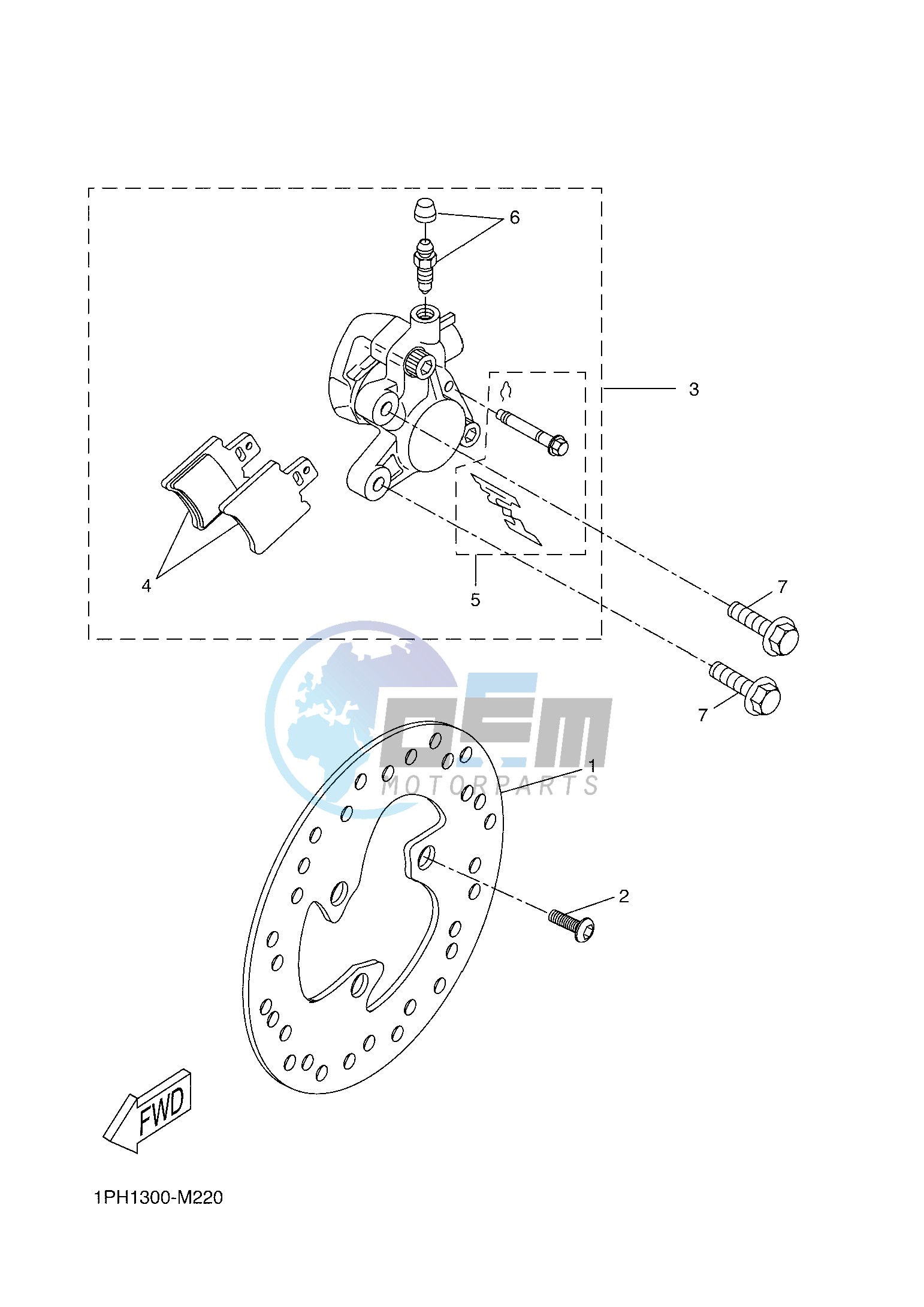 FRONT BRAKE CALIPER