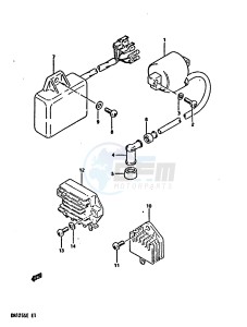 DR125S (E2) drawing ELECTRICAL