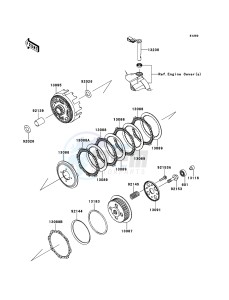 D-TRACKER 125 KLX125DEF XX (EU ME A(FRICA) drawing Clutch