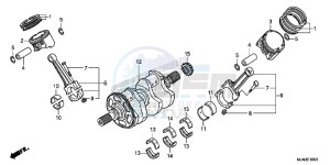 CTX1300AE CTX1300A UK - (E) drawing CRANKSHAFT/ PI STON