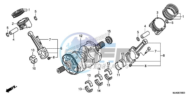 CRANKSHAFT/ PI STON