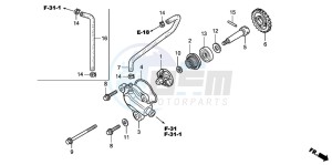 CBR125RS drawing WATER PUMP