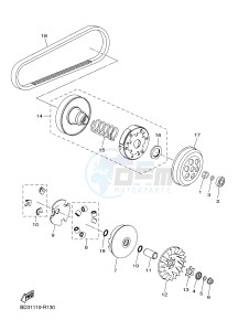 YFM90R YFM09RYXH (BD39) drawing CLUTCH