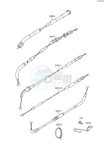 EX 250 F [NINJA 250R] (F2-F4) [NINJA 250R] drawing CABLES