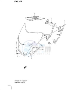 DR125SML0 drawing HEAD LAMP COVER (MODEL L0)