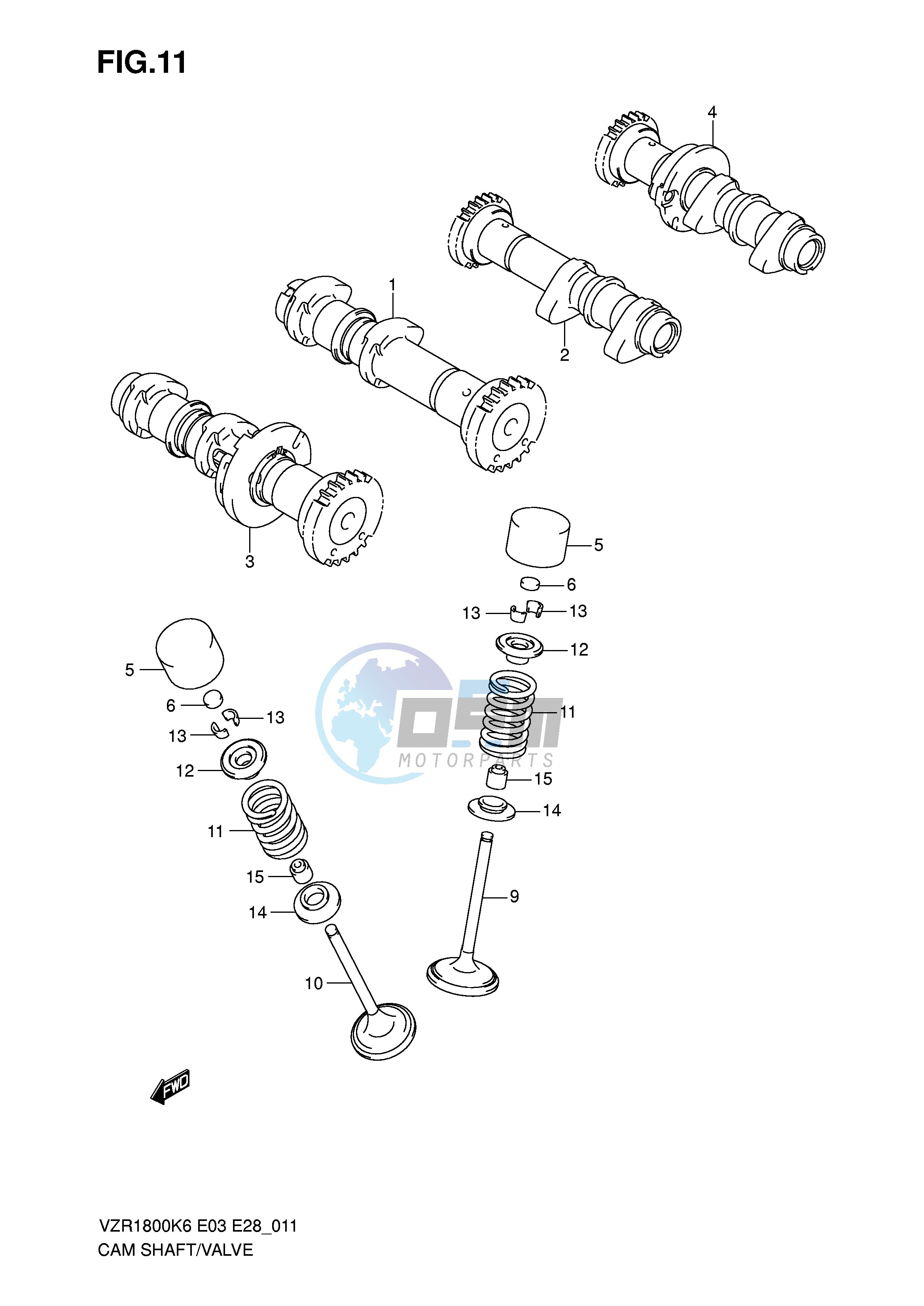 CAMSHAFT - VALVE