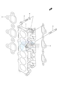 DF 250AP drawing Intake Manifold