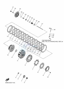 YZ250F (BSB7) drawing CLUTCH