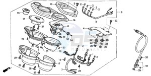 NSR125R drawing METER