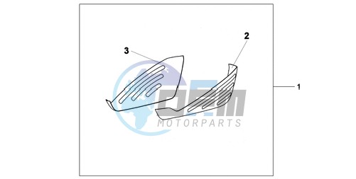 PANNIER SCUFF PAD SET B