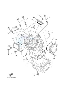 YFM700R YFM7RSEB RAPTOR 700 SPECIAL EDITION (1ASH 1ASJ 1ASG) drawing CYLINDER HEAD