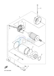 FZ1-S FZ1 FAZER 1000 (1CAM) drawing STARTING MOTOR