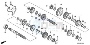 VT750CA9 Europe Direct - (ED / MME) drawing TRANSMISSION