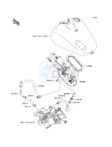 VN 1500 T [VULCAN 1500 CLASSIC] (6F) T6F drawing FUEL PUMP