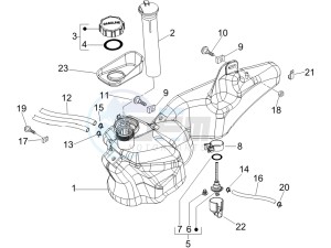 Liberty 50 2t Sport (UK) UK drawing Fuel Tank