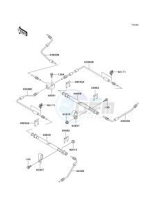 KAF 620 E [MULE 3010 4X4] (E1-E5) [MULE 3010 4X4] drawing BRAKE PIPING