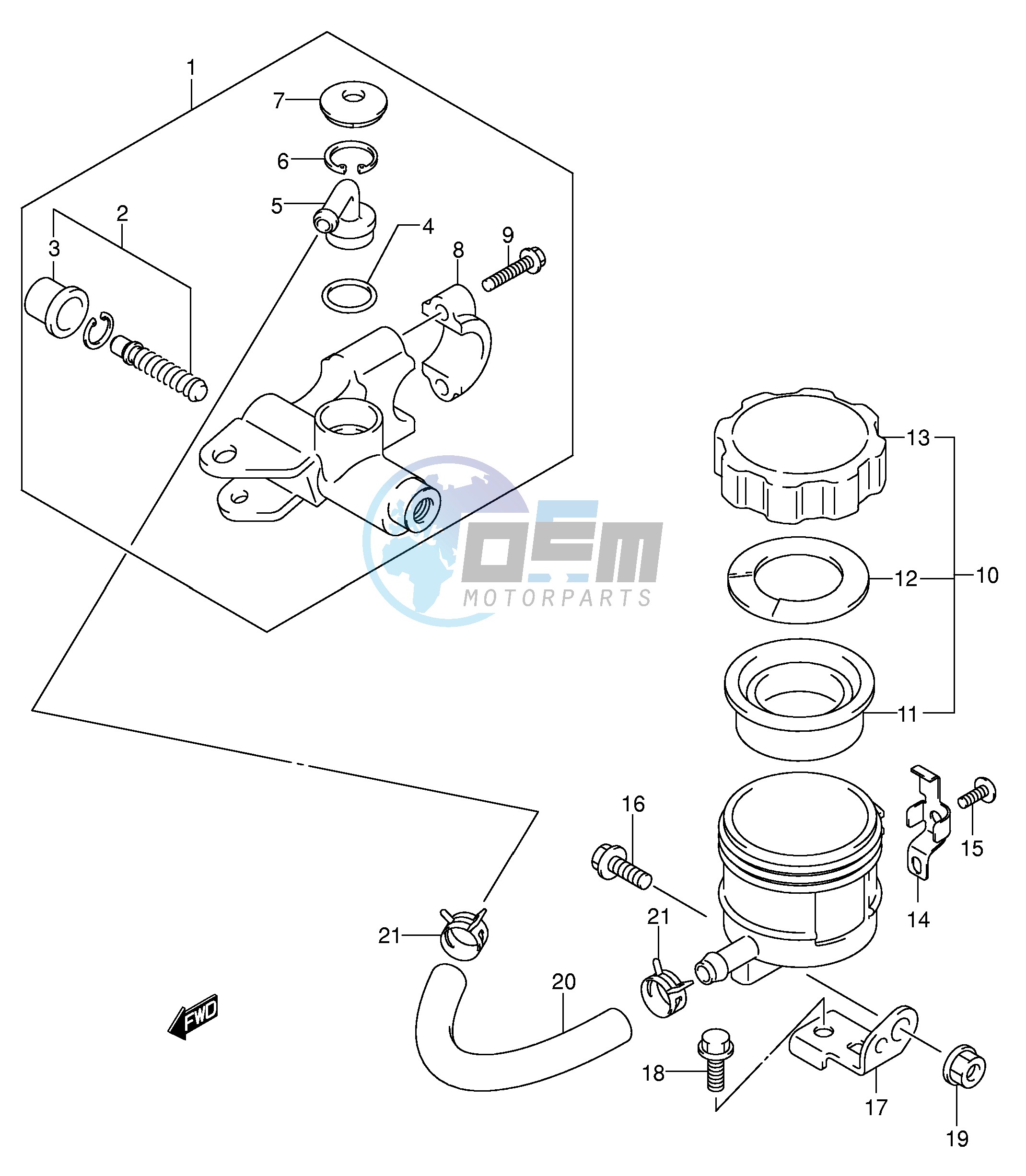 FRONT MASTER CYLINDER