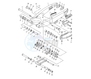 WR F 450 drawing REAR ARM