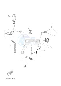 NS50 NITRO (1PH4 1PH4) drawing HANDLE SWITCH & LEVER