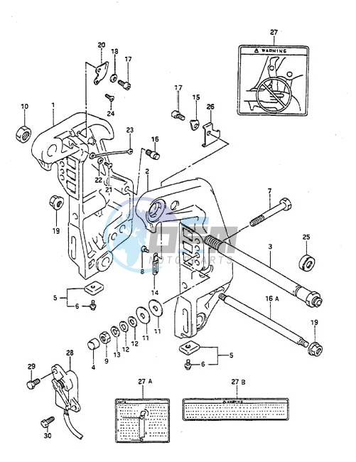 Clamp Bracket (1995 to 1997)