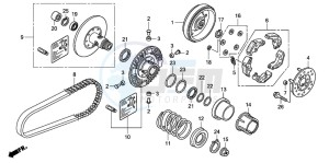 FJS600D 400 SILVER WING drawing DRIVEN FACE