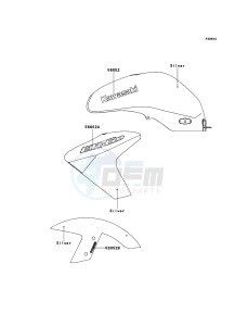 ER-6n ABS ER650B7F GB XX (EU ME A(FRICA) drawing Decals(Silver)