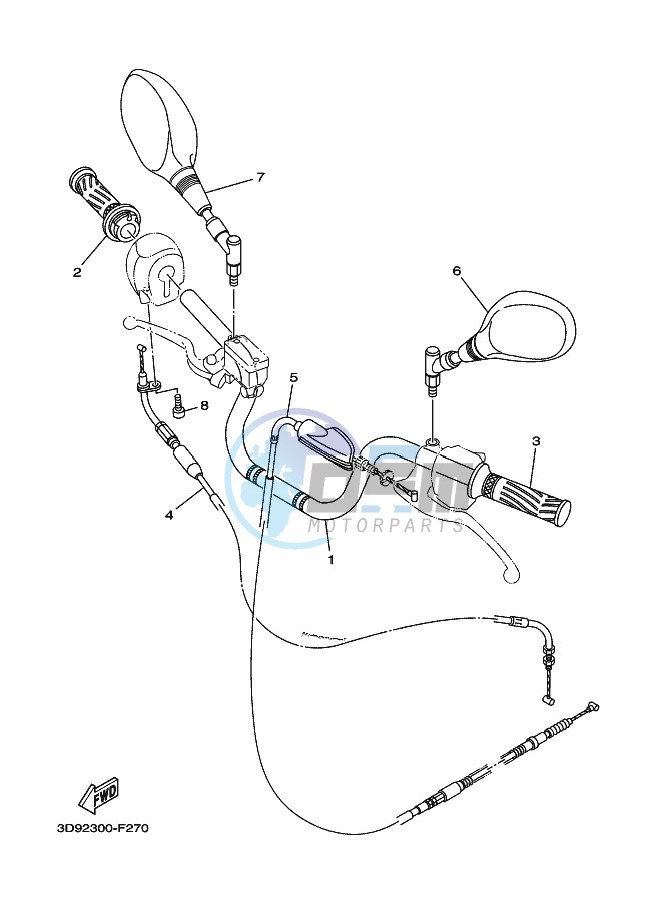 STEERING HANDLE & CABLE