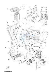 XT660ZA XT660Z ABS TENERE (2BE3 2BE3 2BE3) drawing INTAKE