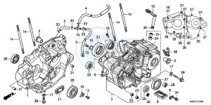 CRF150RBD CRF150RB Europe Direct - (ED) drawing CRANKCASE