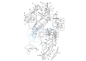 FZS FAZER 600 drawing FENDER