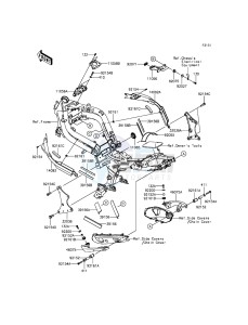 ER-6F_ABS EX650FEF XX (EU ME A(FRICA) drawing Frame Fittings