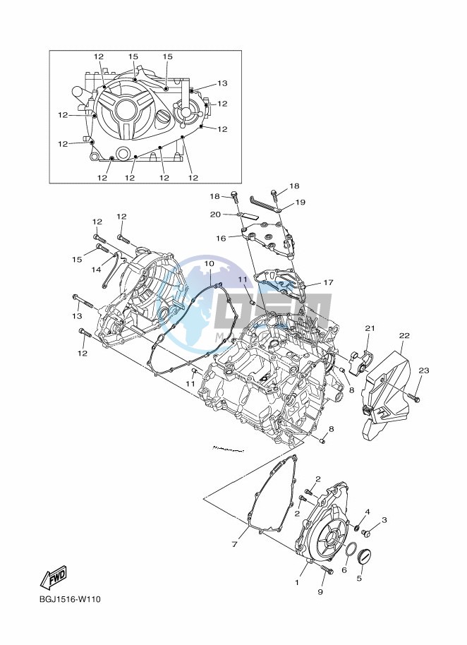 CRANKCASE COVER 1