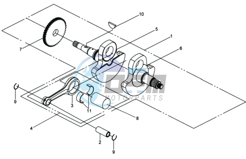 CRANKSHAFT / PISTON / PISTON RING