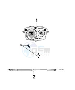 KISBEE 4T OY X drawing SPEEDOMETER