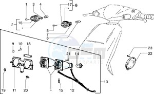 NRG 50 MC2 drawing Front light