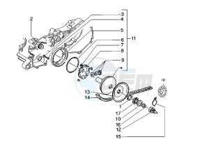 Runner VX-VXR 125-200 125 drawing Driving pulley