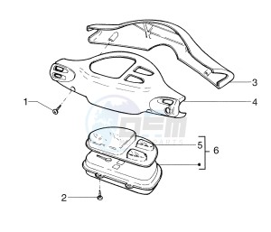 Sfera 125cc drawing Handlebar cover