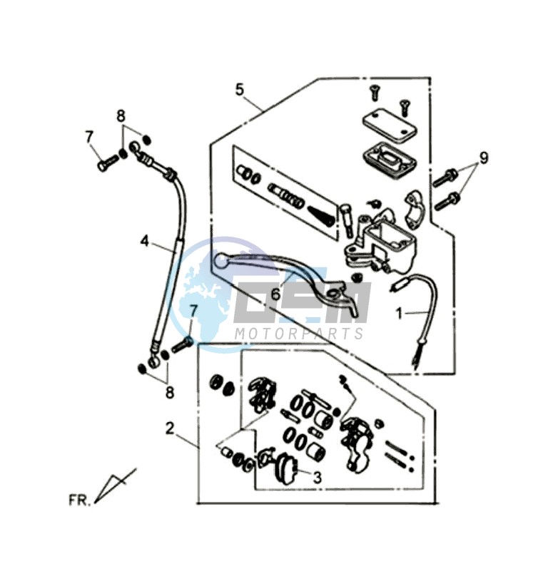 BRAKE LEVER / BRAKE CALIPER / BRAKE LINES