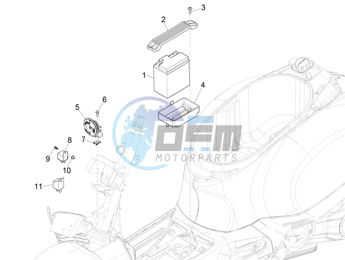 Remote control switches - Battery - Horn