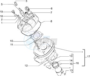 H at K 50 drawing Head-cylinder-piston