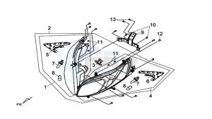 MAXSYM 600 I ABS EXECUTIVE (LX60A3-EU) (E4) (L7-M0) drawing HEADLIGHT COMPLETE