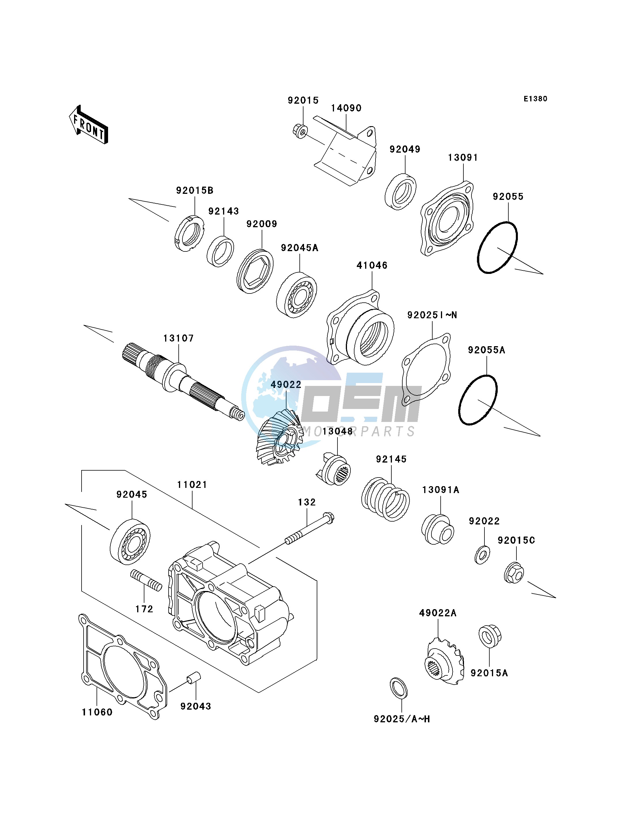 BEVEL GEAR CASE