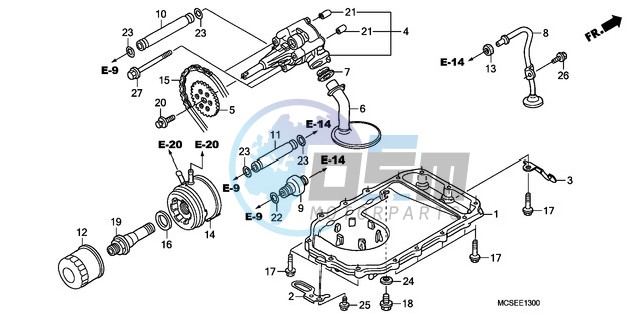 OIL PUMP/OIL PAN