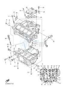 YZF-R6 600 R6 (2CXH) drawing CRANKCASE