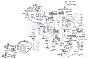 XCITING R500I drawing Cylinder Head Cover  -  Cylinder Head