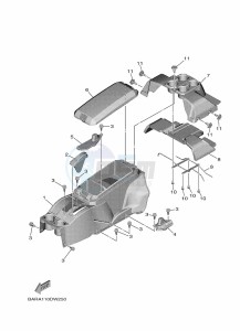 YXF850ES YX85FPSP (BARM) drawing SIDE COVER 3