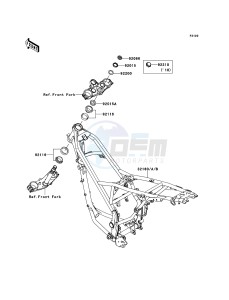 D-TRACKER_125 KLX125DBF GB XX (EU ME A(FRICA) drawing Frame