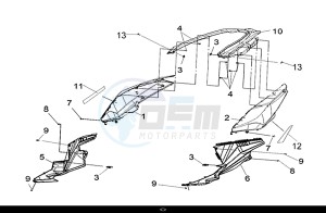 CRUISYM 300 (LV30W1-EU) (L8-M0) drawing BODY COVER